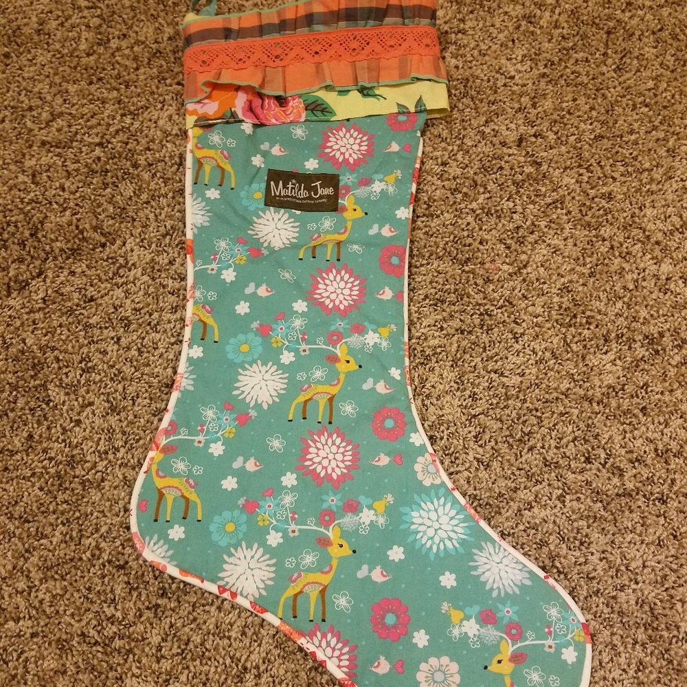 Matilda jane baby doe stocking